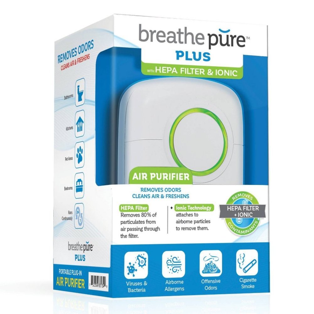 271520 Portable Breathe Pure Plus Plug in Air Purifier